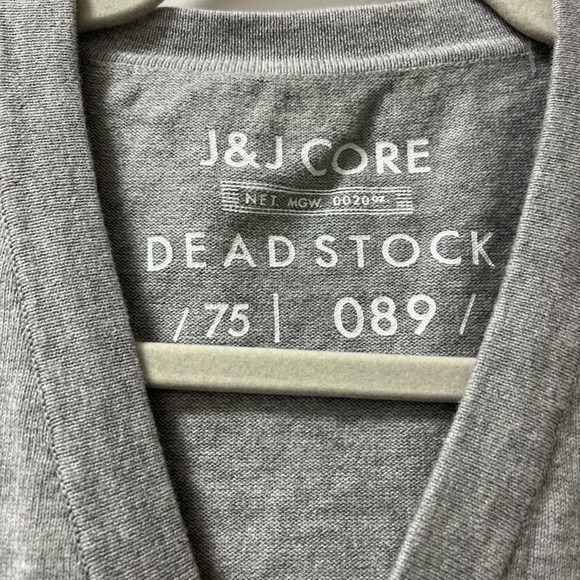 JACK & JONES men’s grey preppy cardigan jacket sweater - Picture 4 of 4